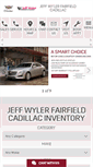 Mobile Screenshot of jeffwylerfairfieldcadillac.com